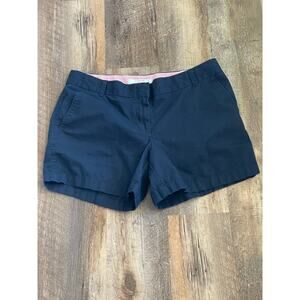 J. Crew Navy Chino shorts size 10 , 100% Cotton